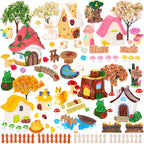 118 PCS Mini Fairy Garden Accessories Kit Miniature Garden Decorations Set Tiny by HIYZI