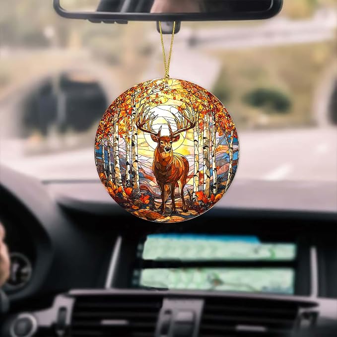 Deer Acrylic Ornament, Acrylic Buck Hanging Decoration - Image 7