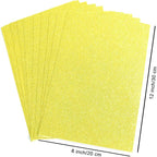 10 Sheets Glitter Cardstock Paper Self-adhesive Backs 30 X 20cm A4 Paper - Image 8