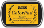 Jacquard ColorPad Archival Pigment Ink Stamp Pads- Canary by Jacquard