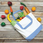 TOPDesign 1-Pack Super Strong Large 12oz Cotton Canvas Tote Bag, Reusable - Image 5