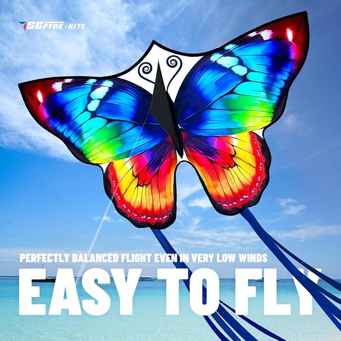 Beautiful Butterfly Kites for Kids & Adults Easy to Fly，Kites for Beach Trip - Image 3
