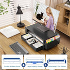 OPNICE Desk Organizers and Accessories, Computer Monitor Stand Riser - Image 4