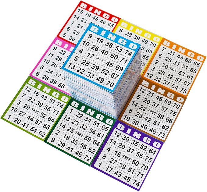 SEETOOOGAMES Bingo Paper Game Cards by SEETOOOGAMES