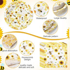 Pickmesh 400 Pcs Bee Sunflower Birthday Party Supplies Include Spring Summer - Image 3