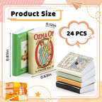 Mini Fairy Books 24pcs 1:12 Scale Miniature Books Dollhouse Books | Includes 24 - Image 2