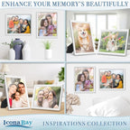 Icona Bay 8x10 Picture Frames, 6 Pack, Contemporary, Inspirations | These Icona - Image 4