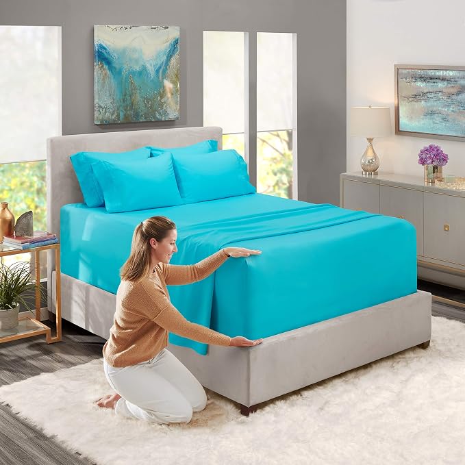 Hearth & Harbor Extra Deep Pocket Queen Sheets Sets - Image 3