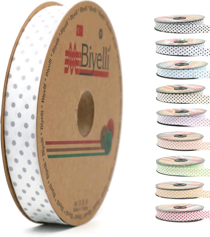 Cotton Fold Bias Binding Tape by Biyelli