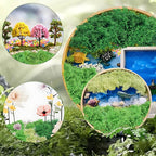 QUOZUO Scenery Basing Material Kit, 10 Pack Fairy Garden Miniatures Accessories - Image 4