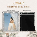 DIKAR 8x10 Picture Frame with White Pearls as Wedding gifts, Wedding Picture - Image 3