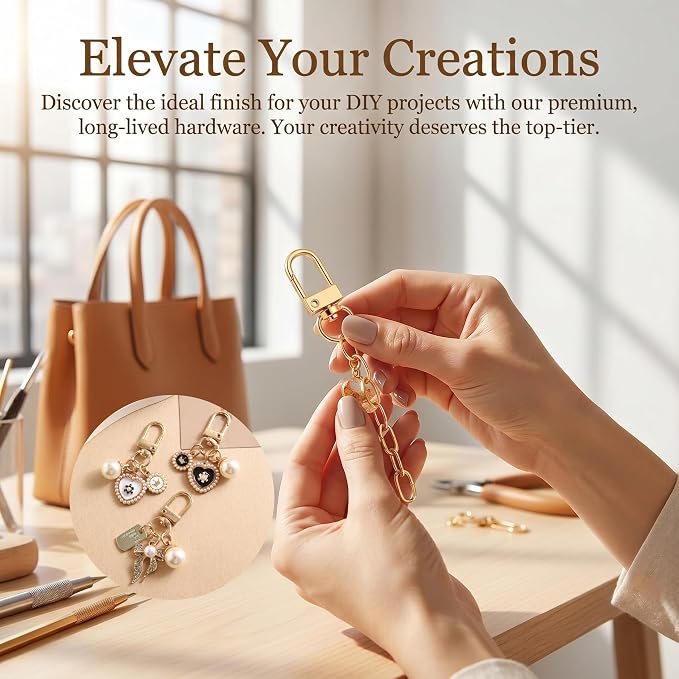 20 Pcs Metal Keychain Making Kit - Image 3