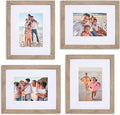 Sheffield Home 4 Piece Gallery Wall Frame Set, 8x10 Inch, Light Natural by SheffieldHome