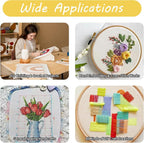 18 Mesh Needlepoint Canvas, Cross Stitch, Knit Crochet DIY Craft Projects - Image 5