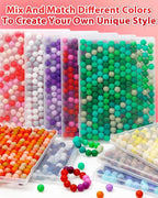 FIVEIZERO 160PCS 15mm Round Silicone Beads, Wear-resistant, Easy-clean - Image 6