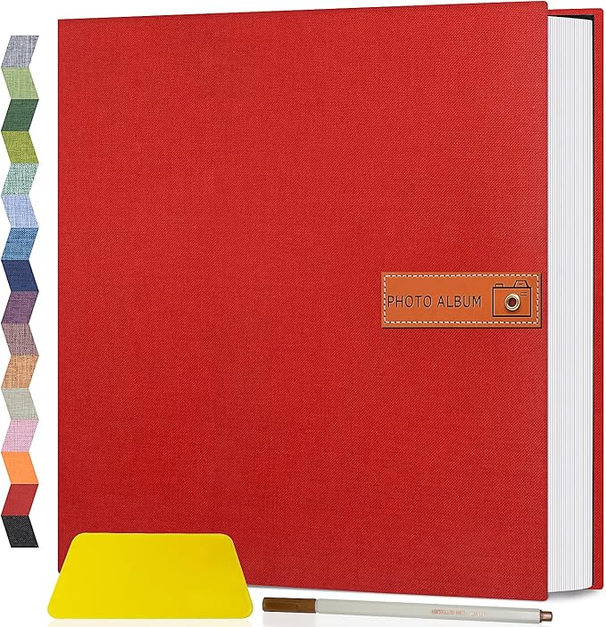 Popotop Large Photo Album Self Adhesive 4x6 5x7 8x10 Scrapbook Album DIY by Popotop
