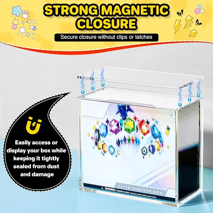 ETB Protector Case, 5mm ETB Acrylic Display Case, Dustproof and Waterproof - Image 3
