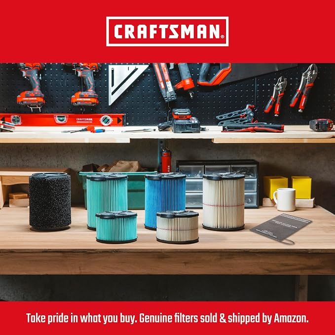 CRAFTSMAN CMXZVBE38773 Genuine 5-20 Gal. Wet Application Wet Dry Vac Filter | - Image 5