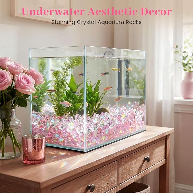 DomeStar 150 PCS Iridescent Fake Ice Rocks, Table Scatter, Tables Centerpieces - Image 7