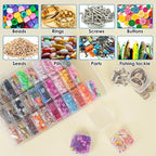 OUTUXED Bead Organizer Box, Mini Craft Storage Containers Boxes - Image 7