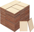 260 Pieces Unfinished Wood Pieces by Geytetqi