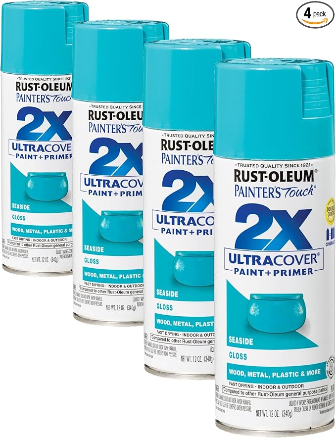 Rust-Oleum 334050 Painter's Touch 2X Ultra Cover Spray Paint, 12 oz, Gloss by Rust-Oleum