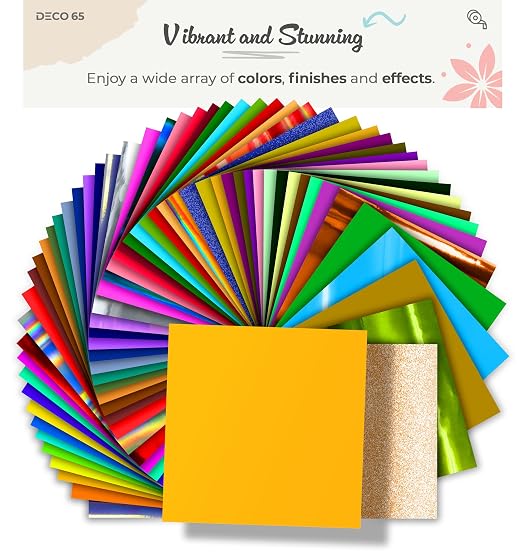 VViViD DECO65 Matte Pastel Golden Yellow Permanent Adhesive Craft Vinyl - Image 5