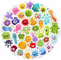 BulbaCraft Germ Stickers for Water Bottle and Laptop by BulbaCraft