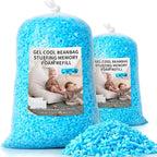 Bean Bag Filler, 10lbs Shredded Memory Foam Filling, Soft Pillow Stuffing Bean by Jecqbor