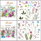 Nuanchu Small Dried Flower for Craft Resin Mini Pressed Flowers Bulk Real Tiny - Image 4