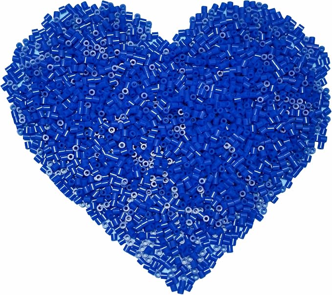 6000 Pcs Beads Fuse Beads - 5mm Deep Blue Melting Beads by Yowamho