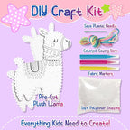 Llama Sewing Kit for Kids Ages 6+, Make Your Own Plush Toy Cute Friends - Image 2