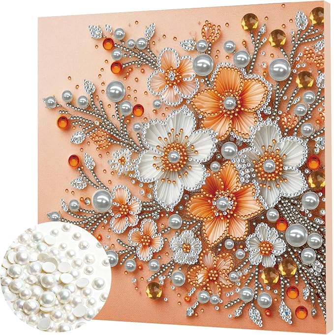 POETRYDRAW 3D Pearl Diamond Art Painting Kit by POETRYDRAW