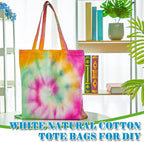 Silkfly Cotton Tote Bags Bulk for Tie Dying Bohemia Tie Dye Blank Grocery - Image 7