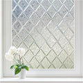 Haton Window Privacy Film Decorative Frosted Glass Window Film, Sun Blocking by HatonHomeDecor
