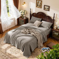 LBRO2M 1000 Thread Count 100% Egyptian Cotton Sheets Set Full Size, 4 Piece by LBRO2MBedding