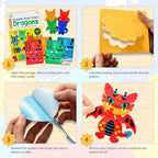 VKPI 4 Pieces EVA Foam Art Crafts Gift Kit, Creative Make Your Own Dragon - Image 2