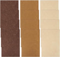 12 Pcs Felt Sheets, 7.8"×11.8" 1mm Thick Soft Felt Fabric Sheet, 3 Assorted by Unknown