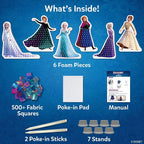 Skillmatics Poke-in Art – Disney Frozen, Mess-Free DIY Wood Craft Kit | - Image 3