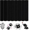 HTVSTD Black Flock HTV Heat Transfer Vinyl 8pcs 12×10in Iron on Vinyl | by CraftingEveryday