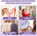 ESRICH 20x20 Stretched Canvas for Painting, 3 Pack Square Canvas for Painting - Image 5