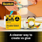 Scotch Double Sided Tape, Permanent Photo-Safe Adhesive, 1/2 inch x 500 inches - Image 8
