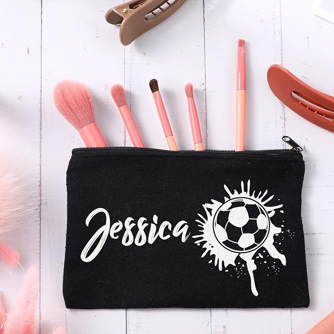 Reginary 80 Pack Canvas Zipper Makeup Bags Bulk Pencil Pouches Blank DIY Craft - Image 4