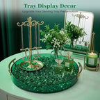 DomeStar 150PCS Fake Ice, Vase Fillers Green Acrylic Fake Diamonds Plastic Gems - Image 5