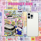 Tmtains 32 Sheets Japanese Manga Style Sticker Book 500+Pcs Heisei Retro - Image 3