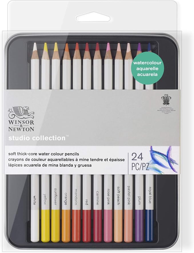 Winsor & Newton Studio Collection Artist Pencils, Watercolor Pencils by WinsorNewton