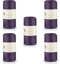 5 Skeins of Sensy Premium 2mm 251 Yards Sparkle Polyester Rope 90% by SSENSY
