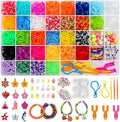3000+ Rubber Band Bracelet Kit, Colorful Loom Bracelet Making Kit by Unknown