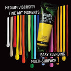 Liquitex BASICS Acrylic Paint, 250ml Tube, Raw Sienna - Image 4