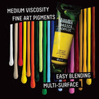 Liquitex BASICS Acrylic Paint, 118ml Tube, Raw Umber - Image 4